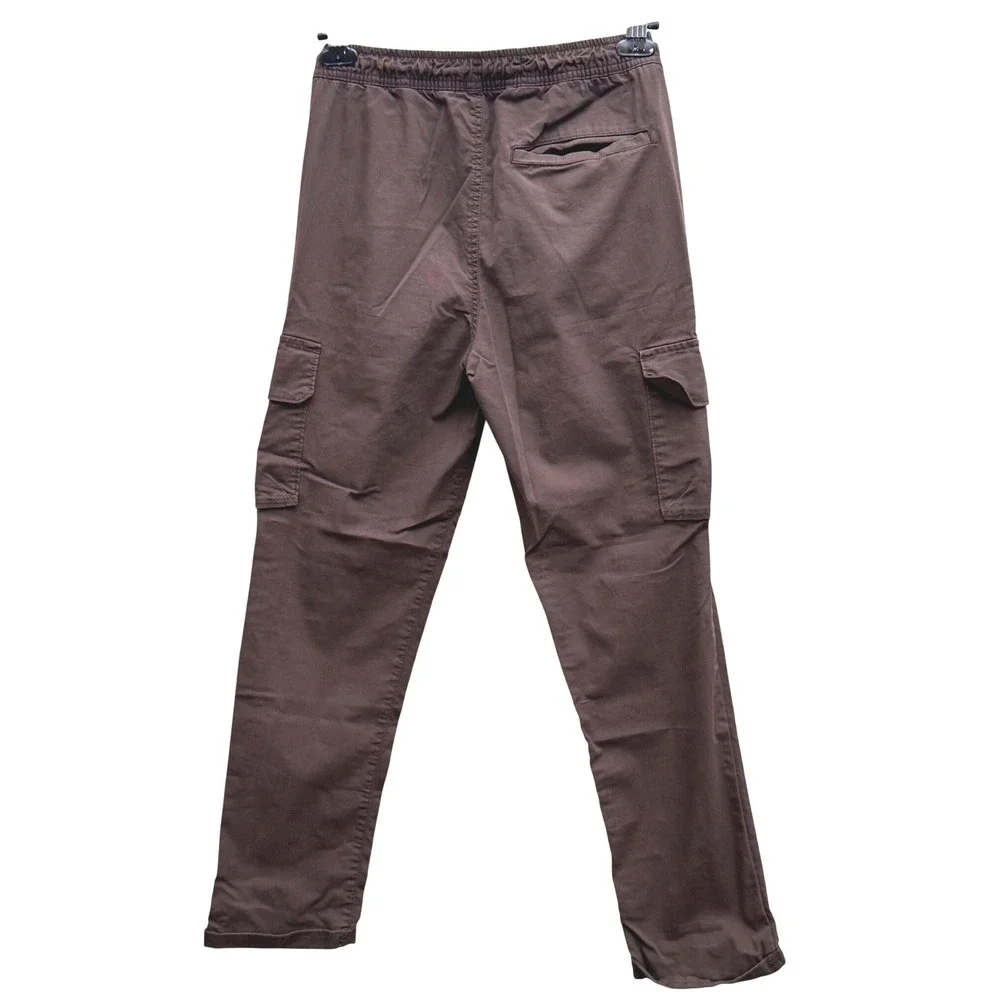 Old Navy Tech Taper Cargo Pants Coffee Grounds Brown Size XL 14-16 Quick Dry
